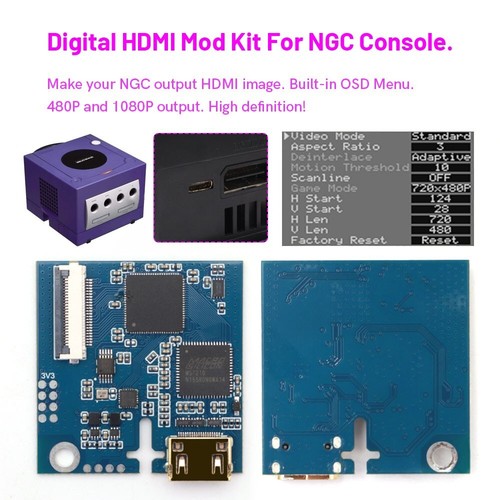 Ngc hdmi mod kit internal - hdmi,