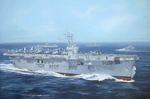 Trumpeter 350 uss cve - trumpeter,